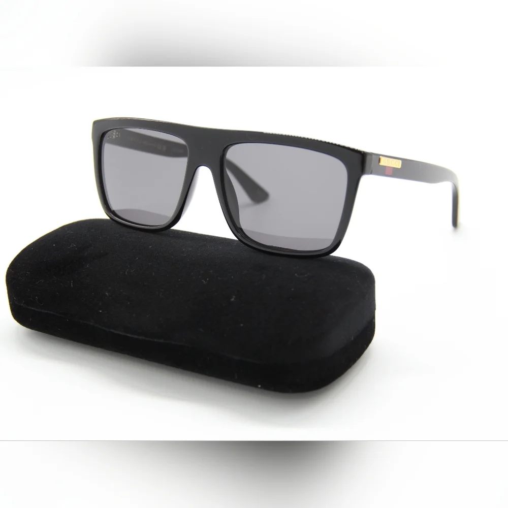 NEW GUCCI SUNGLASSES GG0748S 001 BLACK MEN GUCCI EYEWEAR